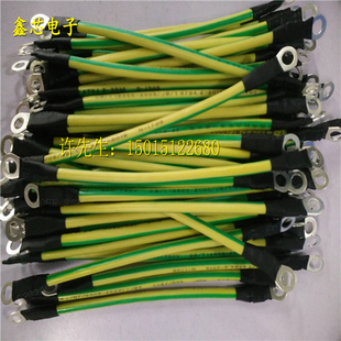 门窗配电箱接地线幕墙导电黄绿软铜线高层建筑防雷铜导线OT铜鼻子