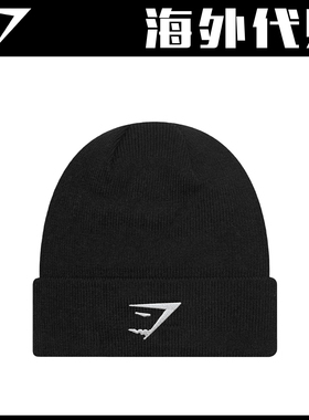 GYMSHARK BEANIE 鲨鱼美式秋冬针织冷帽男女休闲棉质加厚保暖帽子