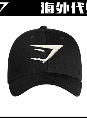 Gymshark Sharkhead Cap鲨鱼刺绣棒球帽男女健身运动鸭舌帽遮阳帽