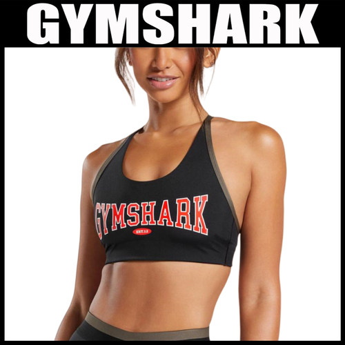 英国Gymshark Phys Ed鲨鱼短款运动文胸瑜伽上衣外穿跑步健身衣女