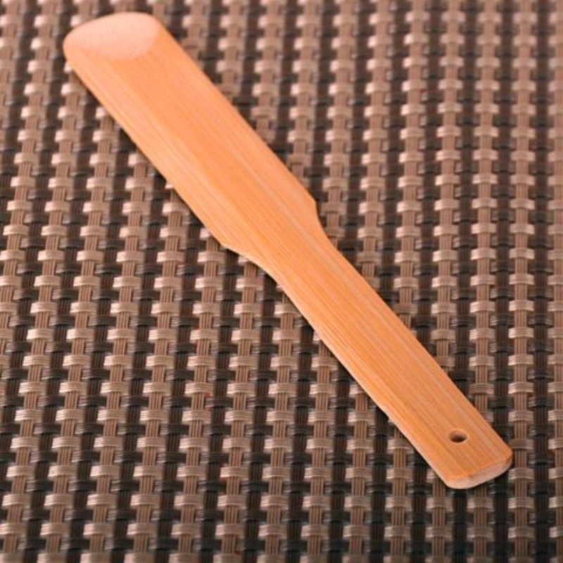包饺子馅尺 竹子饺子勺 木馅条挑馅棒挑馅板包馄饨工具家用馅铲
