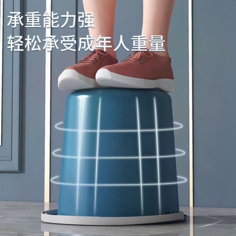 加厚塑料水桶手提大小号家用宿舍洗衣洗澡圆形脸盆多功能储装水桶