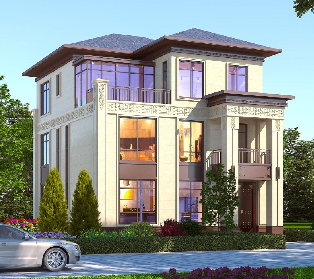 三层新中式别墅设计图纸全套施工图