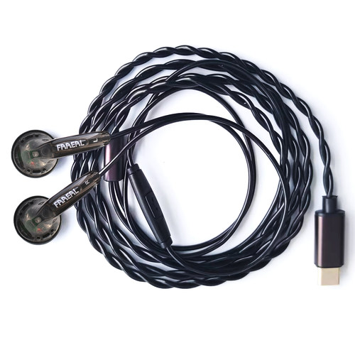 臻声鸢尾typec耳机hifi耳机MX500耳塞式平头耳机带麦通用圆孔耳机