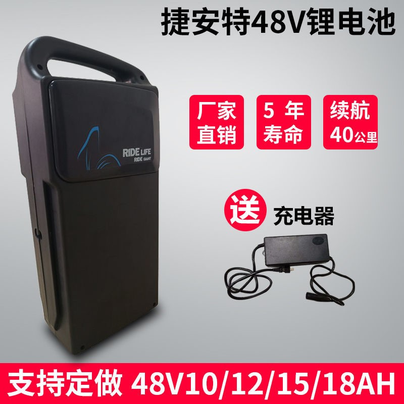 适用捷安特电动瓶车48v锂电池830 182 860 tdp12z tdr17z电瓶