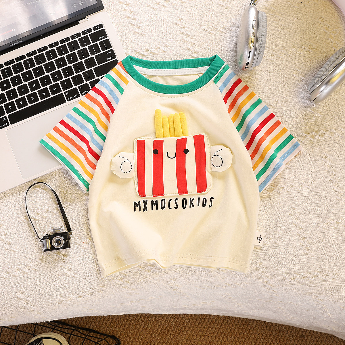 男童短袖t恤2025夏季新款男女宝宝半袖纯棉上衣小童半袖痞帅风潮,童装/婴儿装/亲子装,T恤,淘宝优惠券,粉丝福利购,淘宝优惠卷