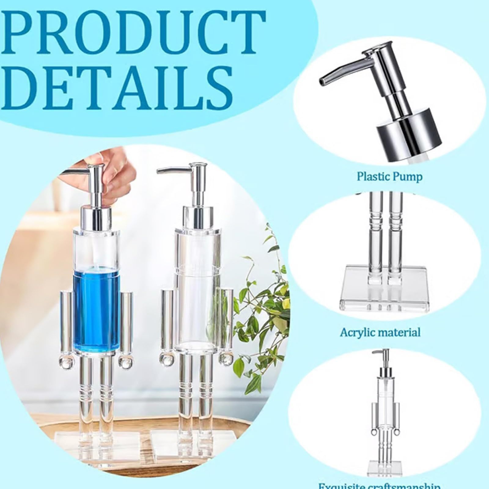 胡桃夹子卫生间洗手液皂液分配器