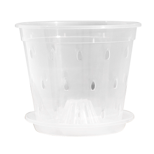 透明控根盆兰花水苔蝴蝶兰专用花盆塑料雨滴透气镂空花盆家用创意