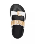 ins潮配裙子厚底仙女风罗马沙滩拖鞋 搭扣凉鞋 女夏外穿2023年新款