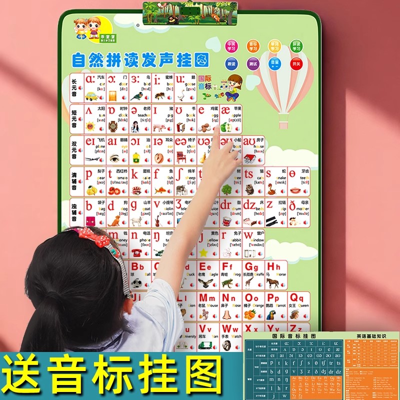 小学生英语发音有声挂图