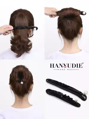 Hairclip pan fa qi hairclip 2020 female tie ball head Hairband braiding head artifact card 2021 nian new headdress