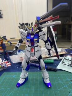 异星电镀 RG福冈牛电镀版 牛高达钛合金电镀版 电镀高达