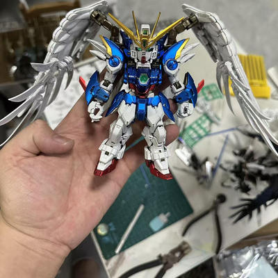 异星电镀 MGSD飞翼零式 电镀高达 白雪姬飞翼