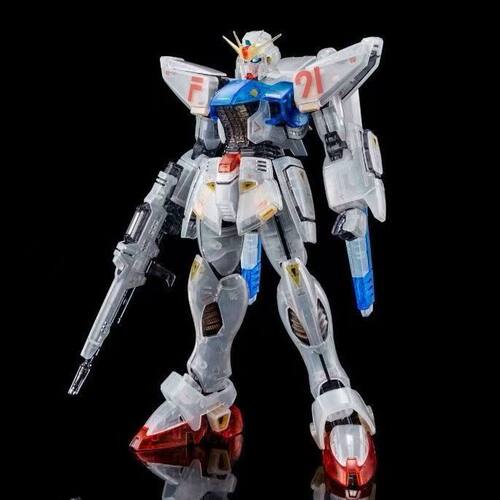 异星电镀 PB限定MG 1/100 F91高达2.0彩色透明 残影配色 拼装模型