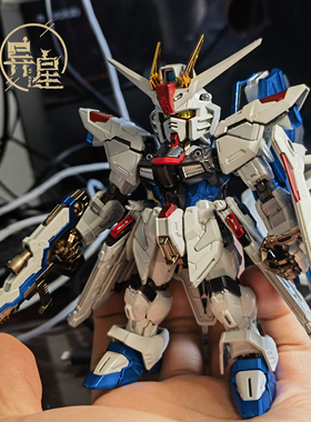 异星电镀  MGSD自由 高达 SEED自由钛电镀版 电镀高达