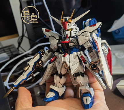 异星电镀  MGSD自由 高达 SEED自由钛电镀版 电镀高达