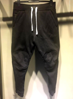 男士GSTAR修身束脚裤加厚加绒裤