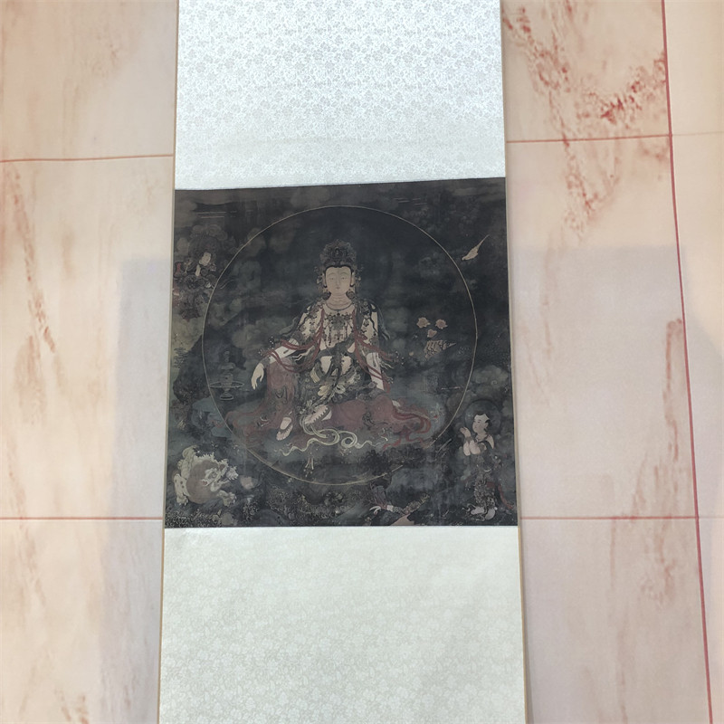 法海寺壁画水月观音菩萨挂画