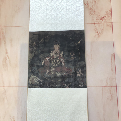 法海寺壁画水月观音菩萨挂画