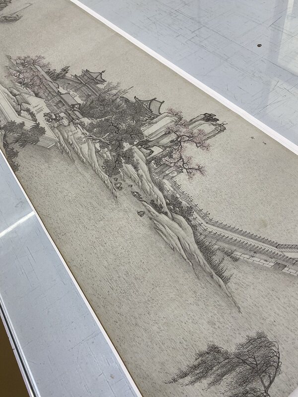 清 沈源 清明上河图 工笔人物风景建筑国画长卷高清微喷范本学习