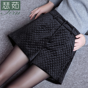 加厚金丝绒短裤女冬季外穿2023新款秋冬宽松阔腿裤加棉高腰靴裤