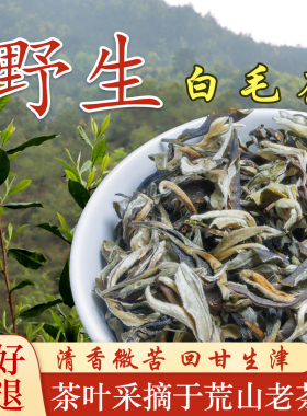 仁化红山野茶纯野生白毛茶口感甘甜微苦回甘好新茶韶关茶叶