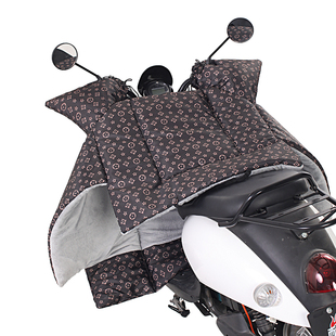 电动车挡风被冬季加绒加厚双面防水法兰绒小型电瓶车四季通用冬天