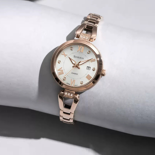 4526 太阳能蓝宝石防水简约石英表SHS 卡西欧手表女礼物手链式 时尚