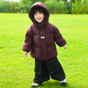 男童羽绒服冬装儿童白鸭绒外套2025新款痞帅防风冬季男宝羽绒衣潮