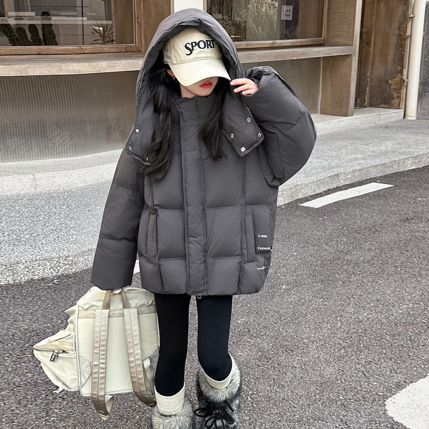 女童新款冬季加厚棉服