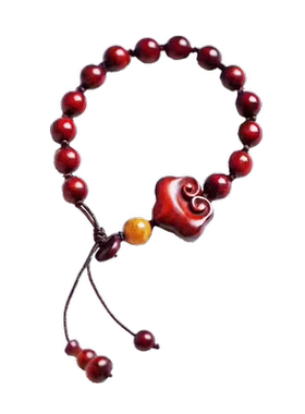 djy女士印度小叶紫檀名族风手链