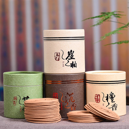djy天然檀香艾草沉香供佛堂香盘