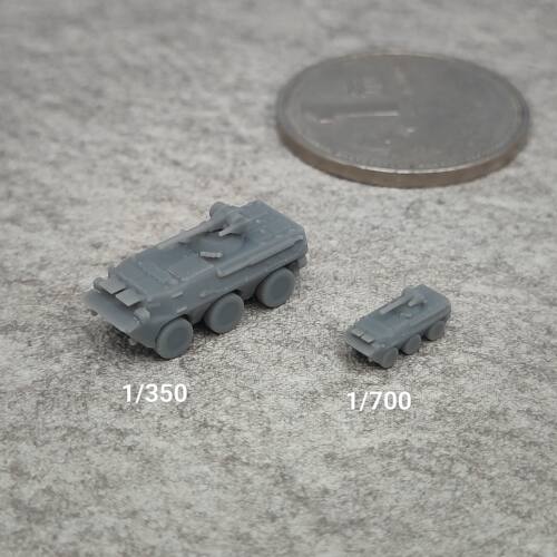ZSL-92轮式步战车 树脂白模 1/350/700坦克战车微缩模型 TK220