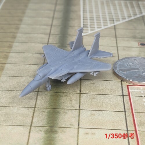 F15C战机 树脂白模 1/350/700飞机战机微缩模型 AC031