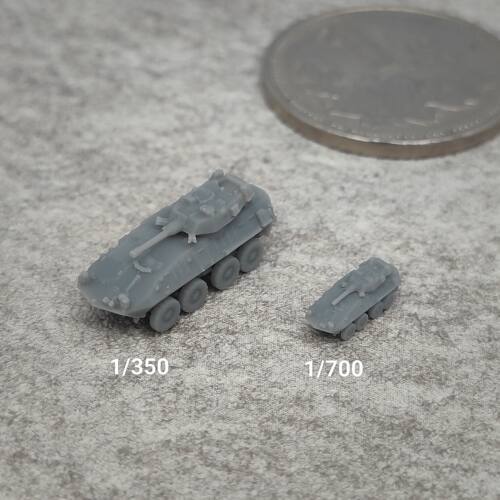 LAV轮式两栖装甲车 树脂白模 1/350/700坦克战车微缩模型 TK264
