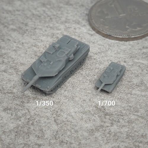 STRV122坦克 树脂白模 1/350/700坦克战车微缩模型 TK078