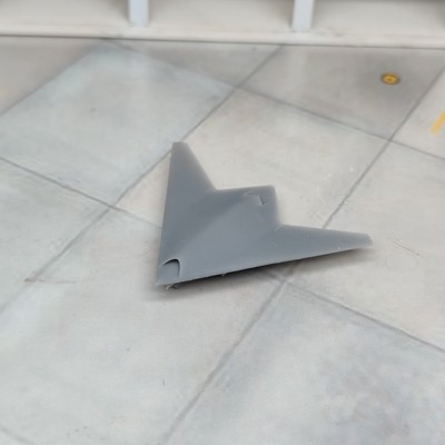 攻击11无人机 树脂白模 1/350/700飞机战机微缩模型 AC202