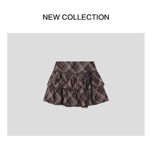 6001半身裙 气质秋冬短裙Q5536001 新款 复古时尚