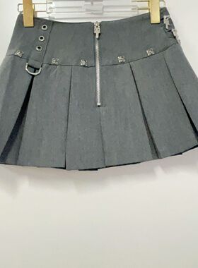 新款复古百搭短裙Q5F20007 0007
