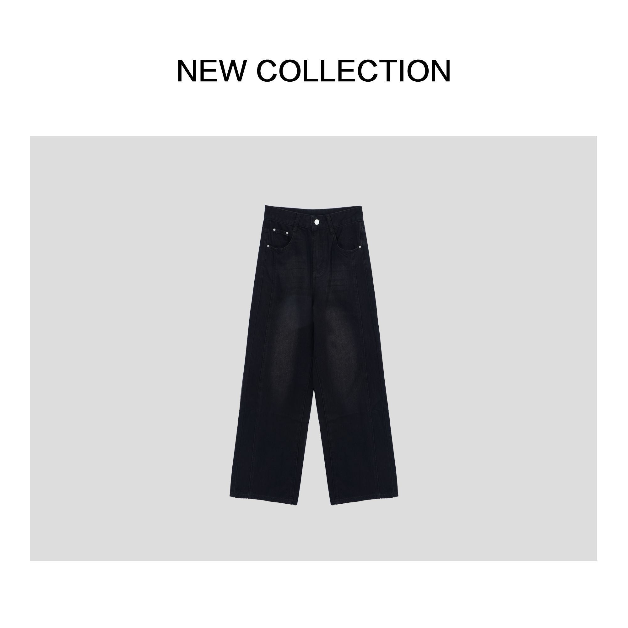 新款休闲宽松牛仔裤 K351313BD