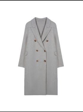 S5F56019M 冬季宽松保暖秋冬气质毛呢大衣 6019