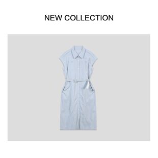 L5528019B 连衣裙 8019 衬衫 清新无袖