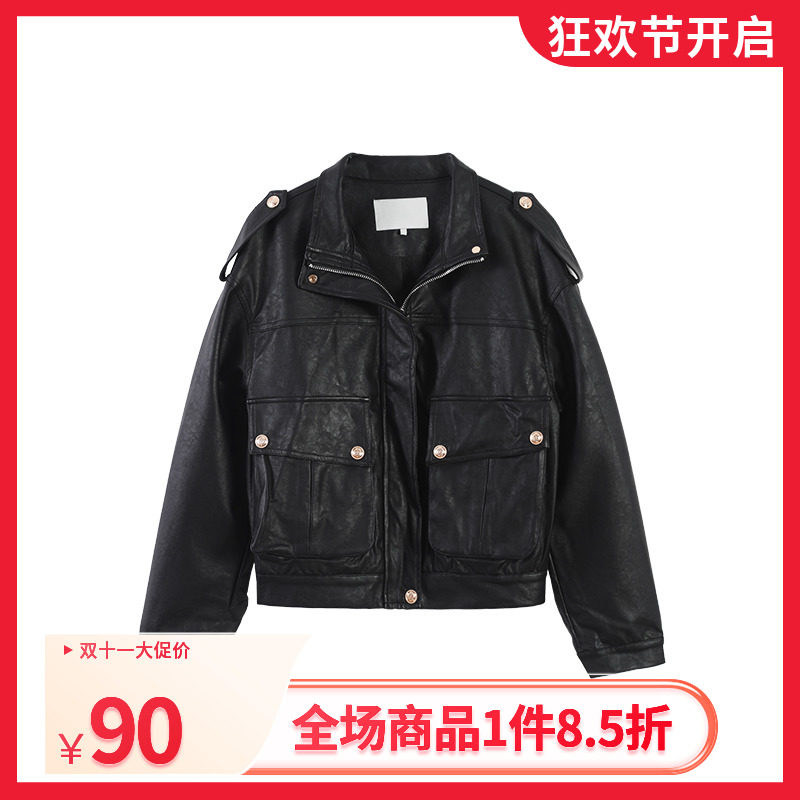 时尚百搭秋季爆款chic早春女士长袖短外套春秋W331708B怎么看?