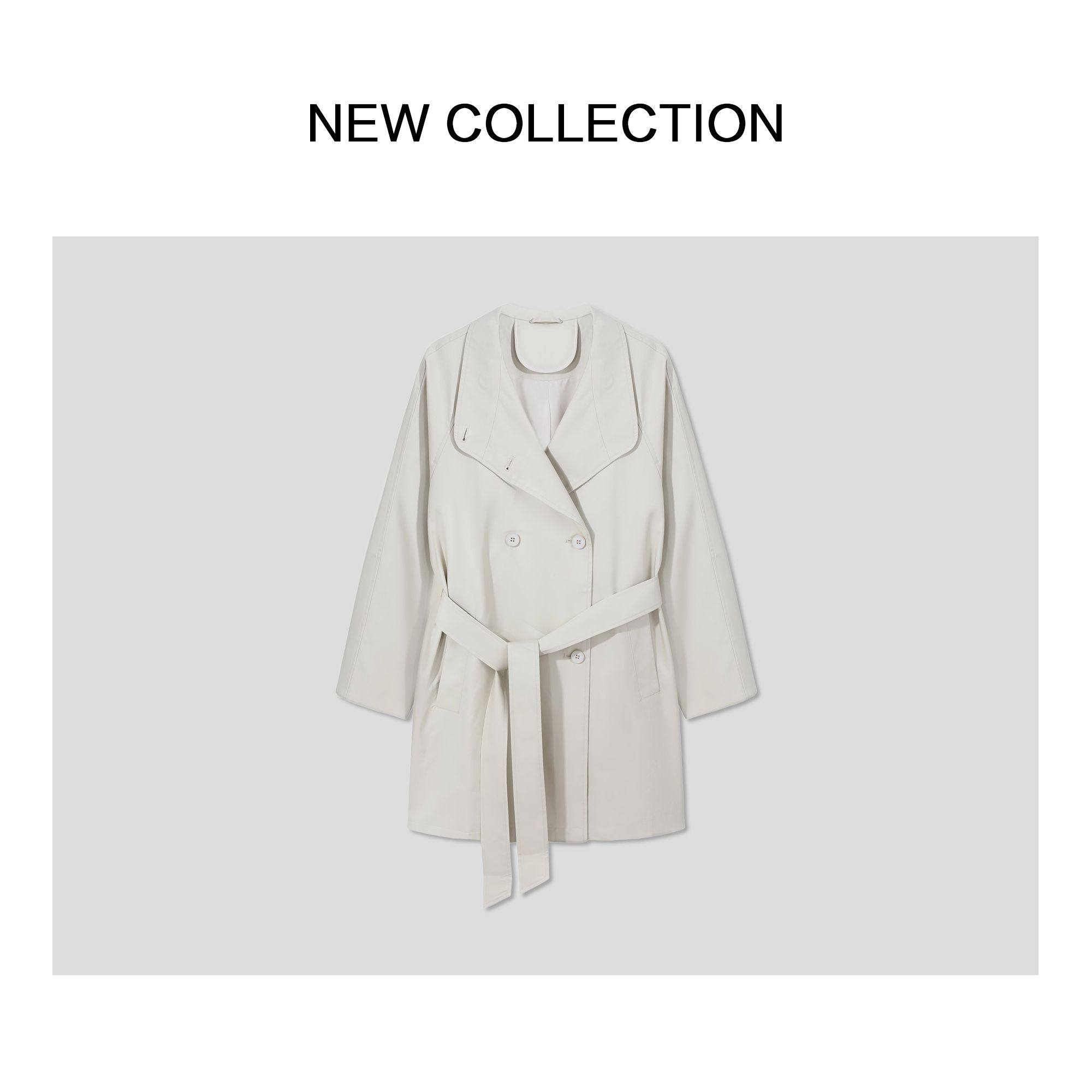 F5510005B休闲风中长款风衣