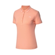 Chính hãng Li Ning 19 tập huấn luyện hè đứng cổ áo tay ngắn nữ POLO áo phông APLP014-1-2-6-7 - Áo polo thể thao