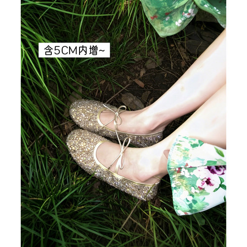 仲夏碎梦！现货水钻玛丽珍单鞋女