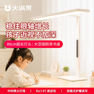 大满贯台灯护眼学习专用灯儿童宿舍工作灯台式大路灯控轴T1