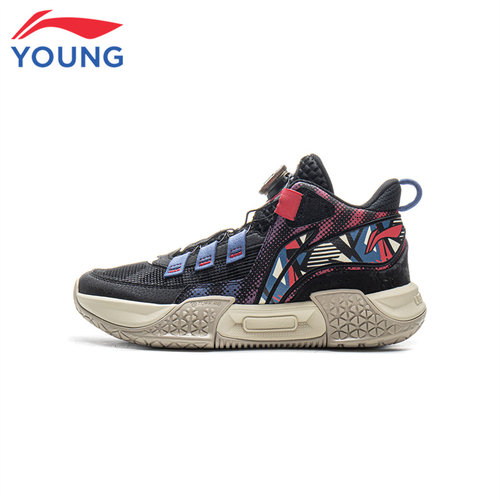 李宁儿童实战篮球鞋旋转扣运动鞋