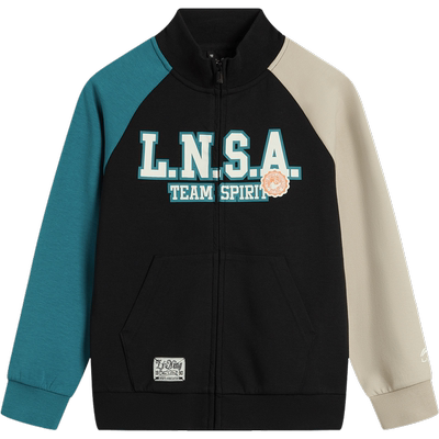 李宁儿童运动卫衣外套立领开衫潮