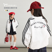 女童外套薄款 开衫 春季 女大童双面穿儿童春装 新款 NORNOR陈大猪童装